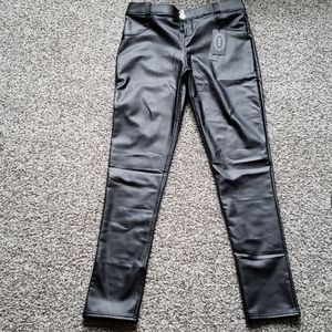 Faux Leather Pants Leggings PU Sexy Elastic Pant